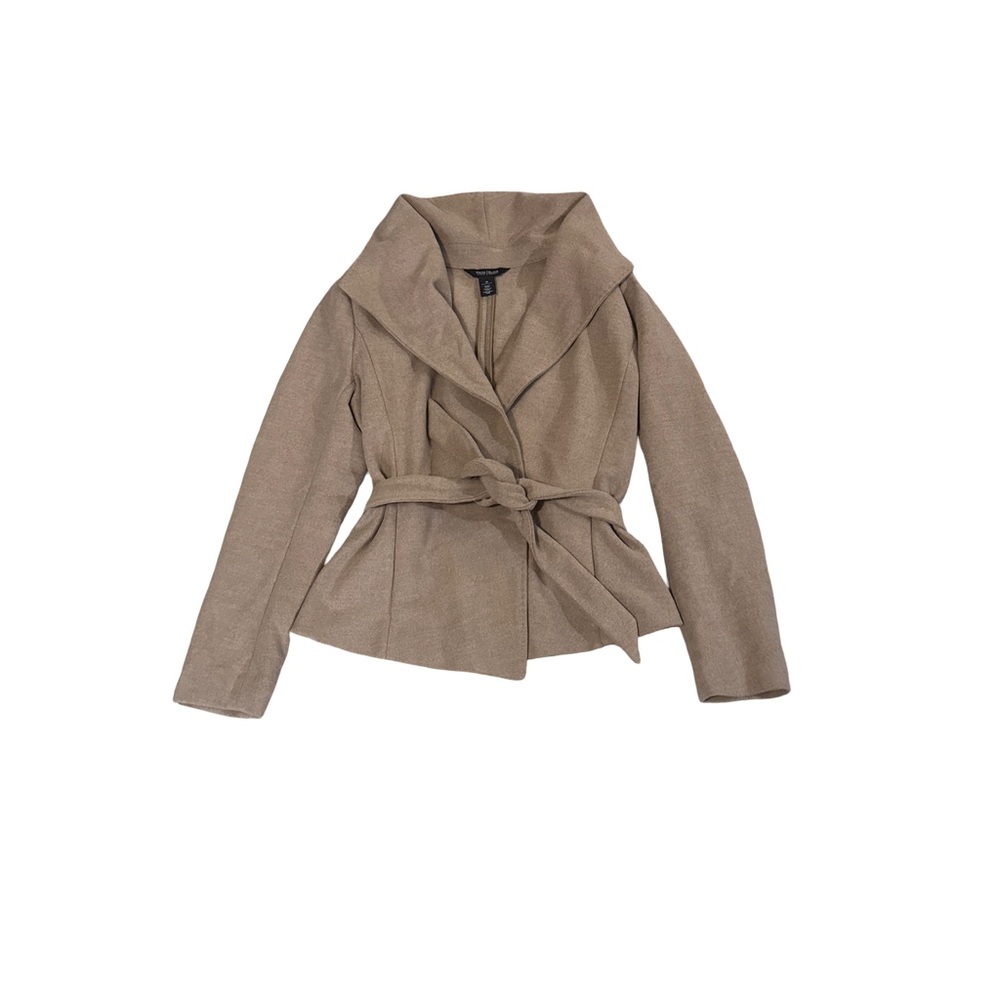 Women's Tan Wrap Jacket